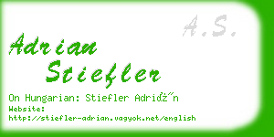 adrian stiefler business card